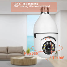 Load image into Gallery viewer, Tuya Smart Light Bulb Camera 2MP Full Color Audio smart home camera